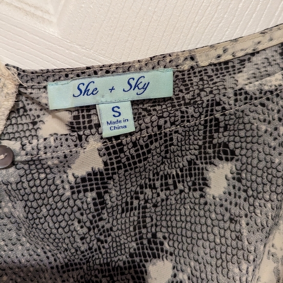 Snakeskin tank - S - Picture 3 of 3